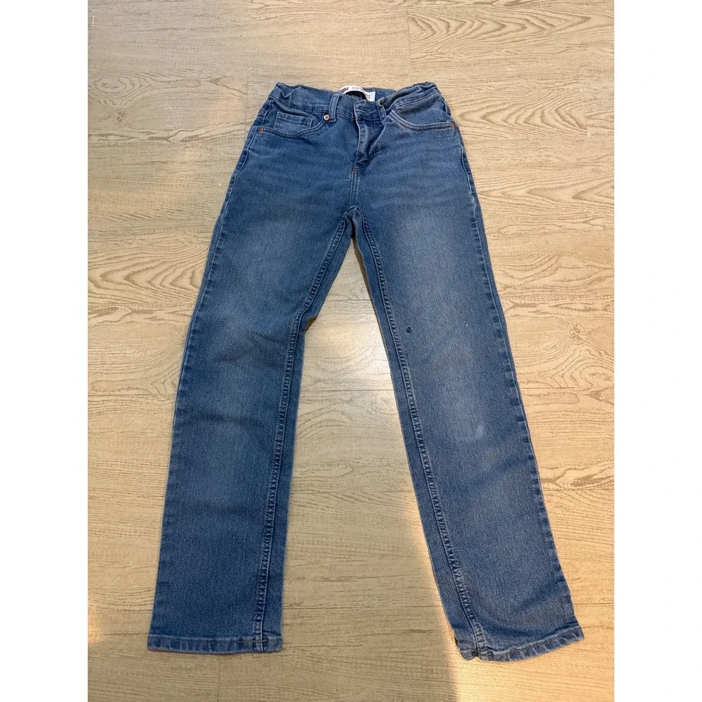 Levi's Boys Performance 514 Straight Leg Jeans Medium Wash Blue Size 14‎ Regular